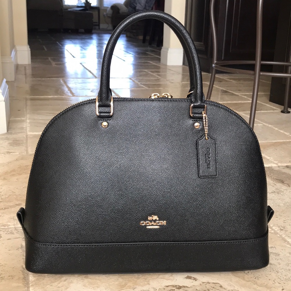 Coach Classic Black Sachel/Crossbody Handbag